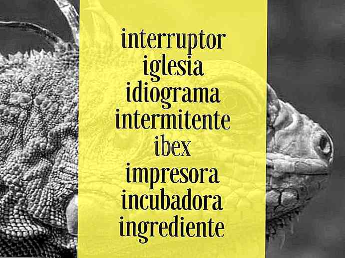 50 Obiecte cu litera I la început în limba spaniolă