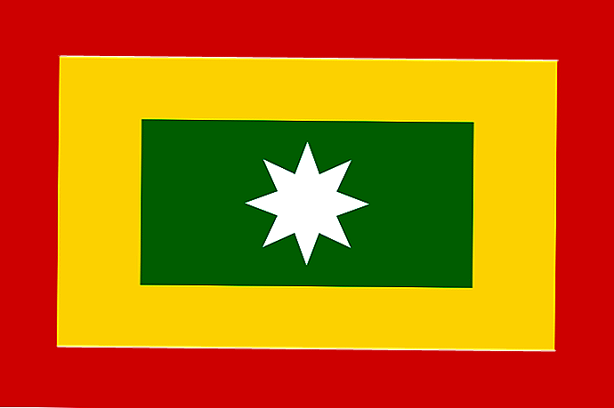 Bandeira da história e do significado de Barranquilla