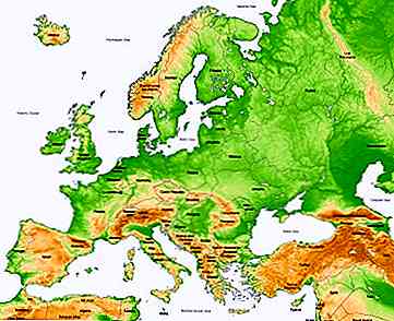 Relief of Europe Features und Formen