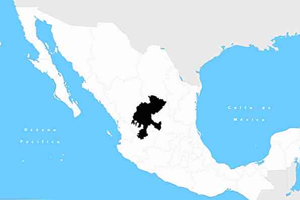 Relief von Zacatecas Haupteigenschaften