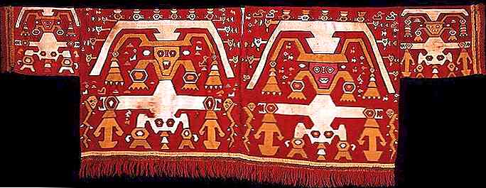 Características têxteis, materiais e desenhos de Nazca
