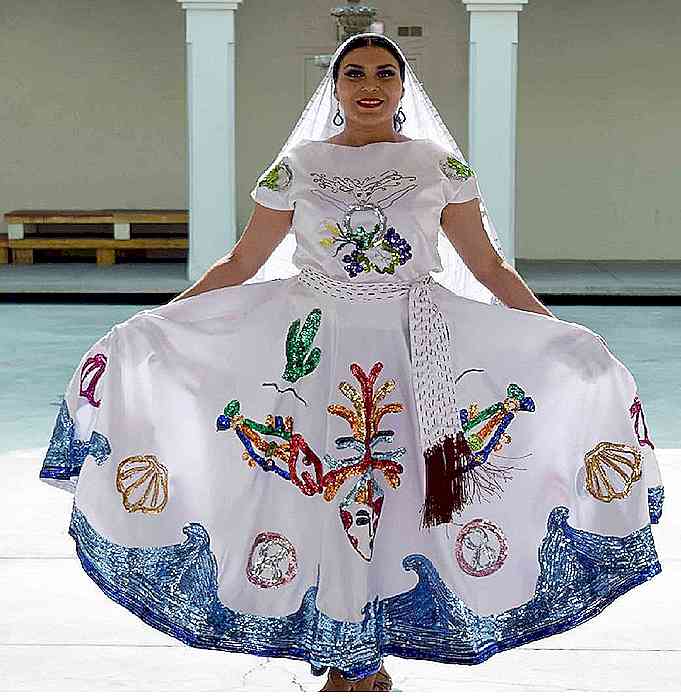 Baja California Typische Kostüm Hauptmerkmale