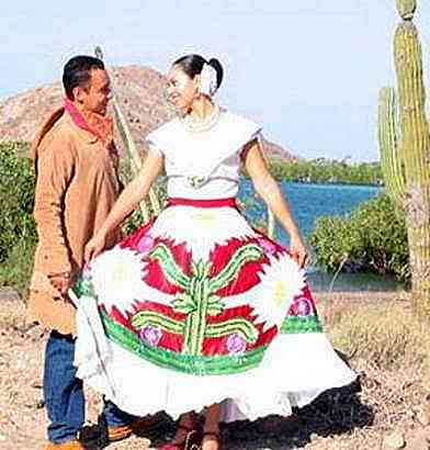 Typische Kostüme von Baja California Sur Features Weitere Highlights