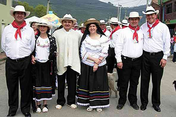 Costumi tipici delle caratteristiche principali di Boyacá